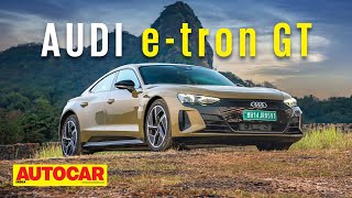 2021 Audi etron GT review  Your allelectric indulgence  First Drive  Autocar India [upl. by Arvy987]