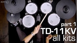 drumtec presents Playing all kits of the Roland TD11KV electronic drum kit PART 12 [upl. by Nightingale]