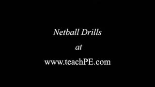 Netball Drill  Shooting  Free for Ball  Holding Space Level 2 [upl. by Harbert]