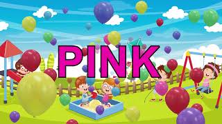 Pink Color Song  Fun Learning Colors for Kids [upl. by Orestes]