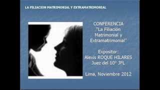 FILIACIÓN MATRIMONIAL Y EXTRAMATRIMONIAL DERECHO DE FAMILIA  UIGV [upl. by Hcirdeirf]