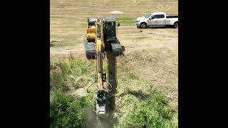 FAE BL3EX forestry mulcher in action with a SANY excavator [upl. by Morganne]