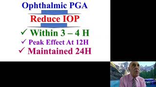 Pharmacotherpy of Glaucoma By Prostaglandin Analogues [upl. by Erreid]