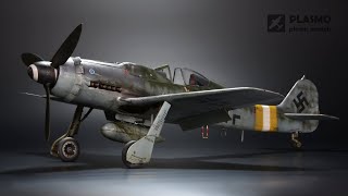 Focke Wulf Fw190 D9 Hasegawa 132  Aircraft Model [upl. by Birkner]