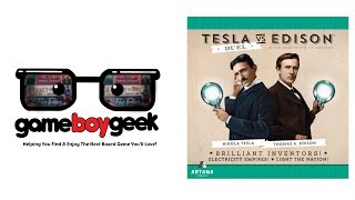 Tesla Vs Edison Duel Review with the Game Boy Geek [upl. by Wilbur851]