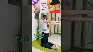 Fat loss  arm  back  hand  bra fat  fatloss muskanrana weightloss shorts yoga exercise [upl. by Warden785]