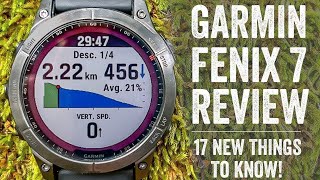 Garmin Fenix 7 Solar and Sapphire InDepth Review [upl. by Rucker]