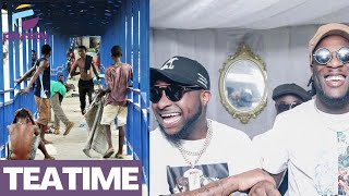 Lagos Govt Removes Touts From OshodiIkeja Along Pedestrian BridgesBurnaSinger Calls Davido A Joke [upl. by Nilekcaj873]