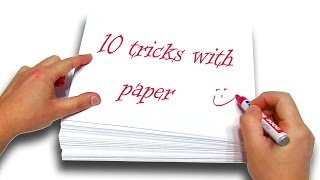 ⚠️ TOP 101 BEST Tricks With Paper  Experiment at Home Life Hacks [upl. by Fayola]