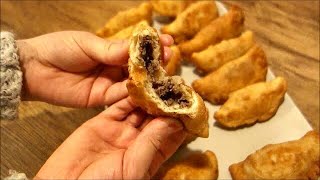 How to make samosa Original recipe for sambusaSambousek lahme [upl. by Aseral]