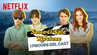 Il cast di Sotto il sole di Riccione guarda i provini  Netflix Italia [upl. by Naugan]