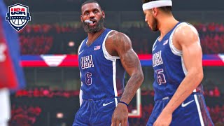 NBA 2K25 Next Gen Olympics Gameplay  USA vs AUSTRALIA Full Gameplay PS5Xbox Series X Concept [upl. by Anitsrhc128]