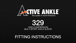 Active Ankle 329 Fitting Instructions [upl. by Shantha452]