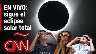 Mira cómo fue el eclipse total solar de 2024 en EEUU México y Canadá [upl. by Leizahaj]