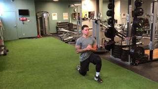 Exercise Demo HalfKneeling Pallof Press [upl. by Nosreh]