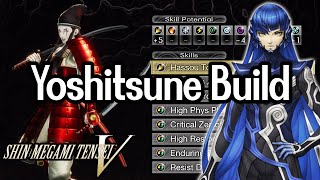 Amazing Crit Machine Best Yoshitsune Build amp Guide  SMT V [upl. by Lledo]