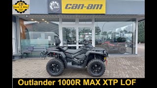 CanAm Outlander 1000R MAX XTP LOF gebraucht 1 Hand [upl. by Rafe593]