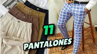 📛CONOCE los 11✅ tipos de PANTALONES para hombres 《y para que estilos vienen mejor》 [upl. by Novia]