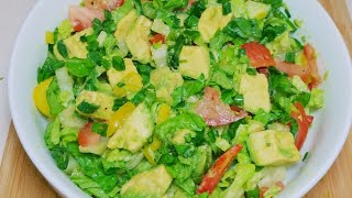 Best Avocado Salad Recipe Simple Quick And Super Delicious You Will Love It [upl. by Sturrock]