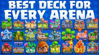 BEST DECKS for EVERY ARENA in Clash Royale 🏆 Arena 123 Decks [upl. by Fita]