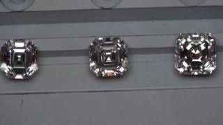 Asscher Cut Diamond Comparison 2  25ct [upl. by Eedak38]