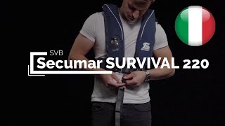 Giubbotto di salvataggio SURVIVAL 220 – Caratteristiche e vantaggi  SVB [upl. by Miquela]