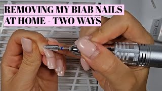 How to remove BIAB nails at home without damaging your nails [upl. by Sabah]