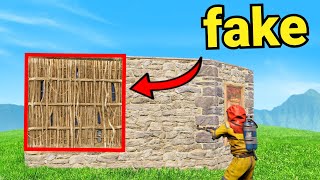 Placing Fake Walls Until They Notice  Rust Admin Trolling [upl. by Hanforrd577]