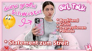 GIRL TALK als wäre ich eure große Schwester 🤫 TMI FRAGEN  Frauenarzt 1 Freund Body Count [upl. by Lacie]