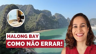 CRUZEIRO HALONG BAY VIETNÃ Quando ir Como escolher Preços [upl. by Dijam205]