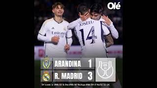 Arandina 13 Real Madrid Narración de Cadena Cope Manolo Lama Copa del Rey 🏆 [upl. by Ahseinaj216]