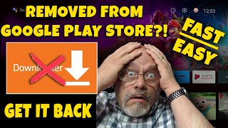 🚨 DOWNLOADER APP REMOVED FROM ANDROIDTV  HOW TO GET IT BACK 🚨 [upl. by Winton]