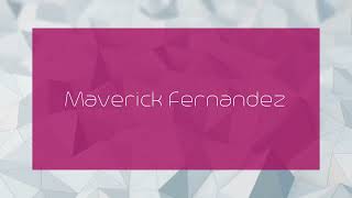 Maverick Fernandez  appearance [upl. by Perl52]