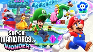 The Super Mario Bros Wonder Movie  Full Game Walkthrough [upl. by Larret]