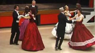 Quadrille Club dancing the Beseda Quadrille [upl. by Barnabas]