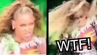 Beyonce turns into a DEMON live LEAKED VIDEO [upl. by Rosemare]