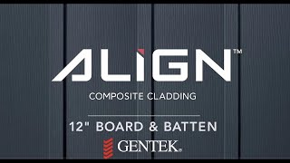 Introducing ALIGNs new 12quot Board and Batten profile [upl. by Angelique]