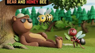 bear and honey beelazy polar bear and honeyinnconet honey bee ant and bear [upl. by Rosene]