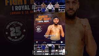 Den 12 oktober mødes Hamza Hussein og italienske Osvaldo Finizio i en intens cruiserweight🔔 [upl. by Elnar242]