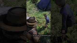 Arthur Morgan Antagonize Jack and Abigail shorts [upl. by Mulford]