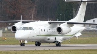 Dornier 328JET Tyrolean Jet Service Take Off at Airport BernBelp [upl. by Leunamme]