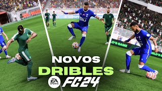 EA FC 24  COMO FAZER OS NOVOS DRIBLES  TUTORIAL [upl. by Jerold855]