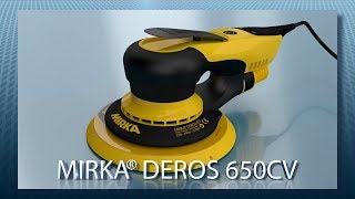 Mirka DEROS  la plus compacte des ponceuses électrique orbitales [upl. by Tirma]