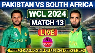 Pakistan Champion Vs South Africa Champion Live Match 13 World Championship of Legends Cricket [upl. by Laurent]