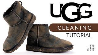 Quick and Easy Way To Clean UGG Boots [upl. by Nandor]