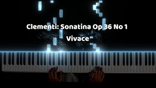 Clementi Sonatina Op 36 No 1 Vivace [upl. by Adilem]