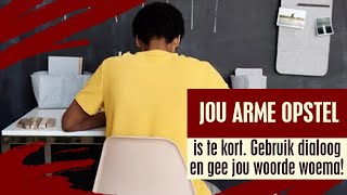 Jou arme opstel  is te kort [upl. by Waterer]