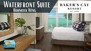 Inside Bakers Cay Resort Key Largo FL Premium 1 Bedroom Waterfront Suite Hammock Wing [upl. by Arihs]