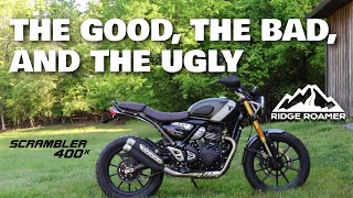 2024 Triumph Scrambler 400X Owners Review  USA [upl. by Hafler624]