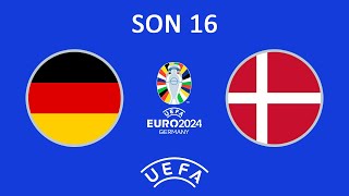 PES 2017  UEFA EURO 2024  SON 16  Almanya 🇩🇪🆚🇩🇰 Danimarka  euro2024 [upl. by Idyak]